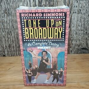 Richard Simmons Tone Up on Broadway (VHS, 2000) A Complete Toning Workout New